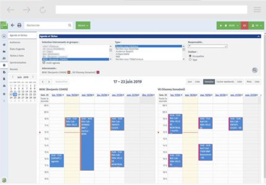 Wolters Kluwer interface