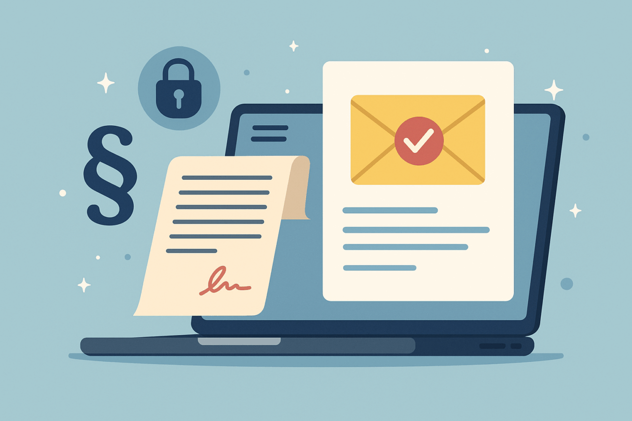 Como utilizar o correio eletrónico registado 📧 - LEGALPROD