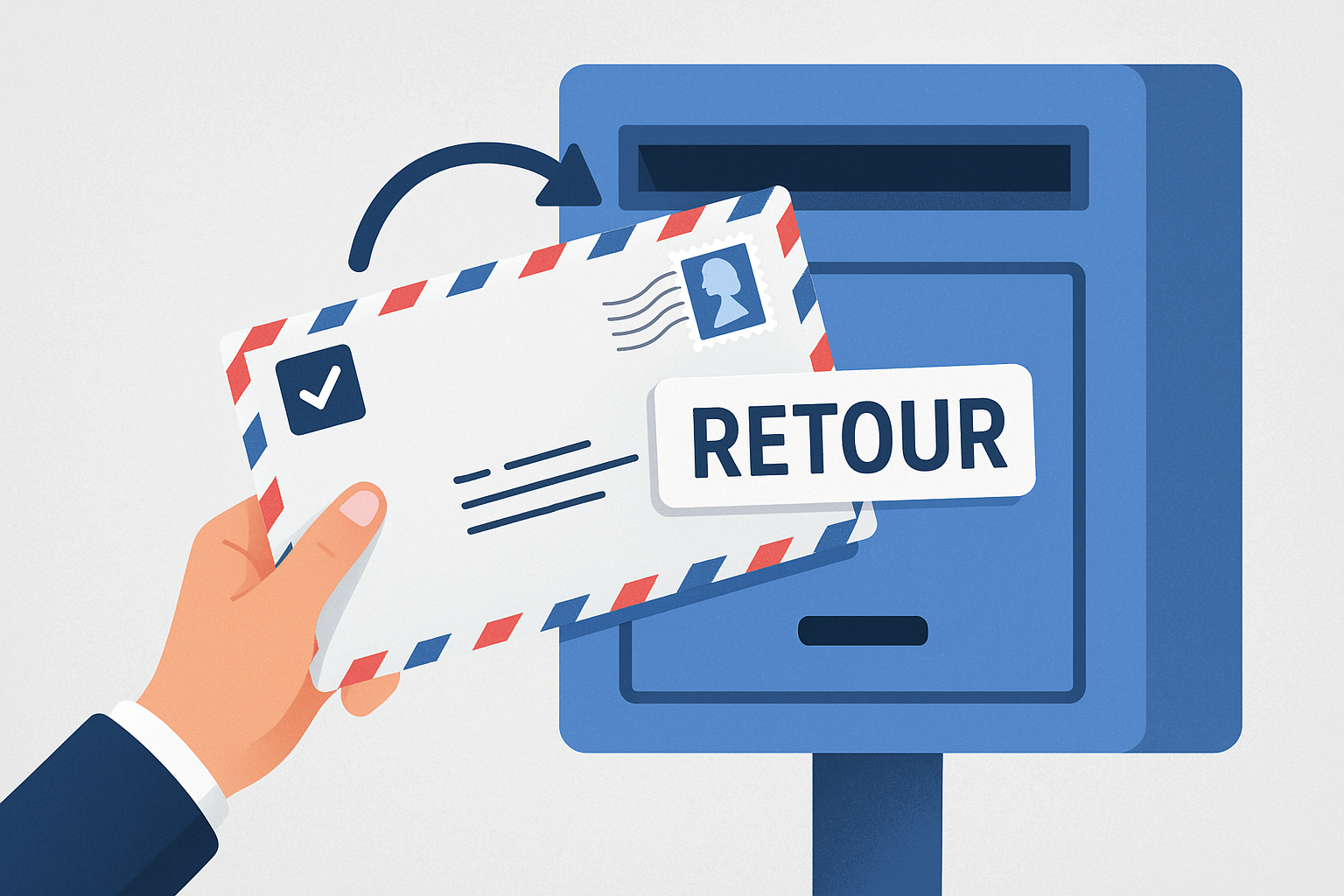 Définition de lettre recommandée retournée à l'expéditeur