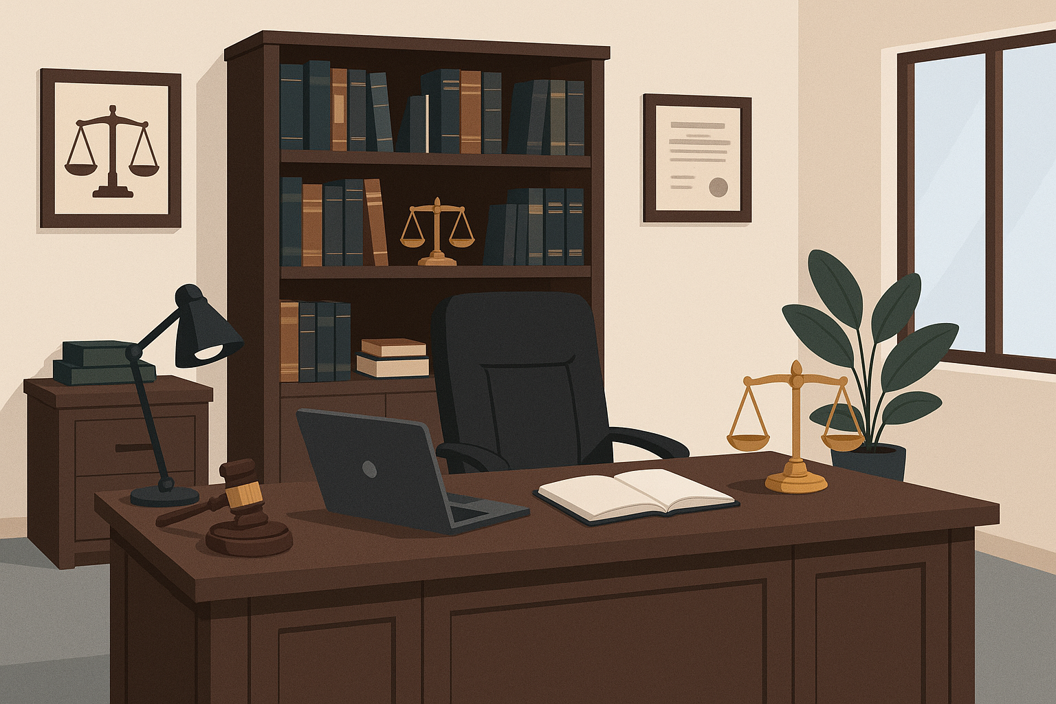 Définition de aménagement bureau avocat