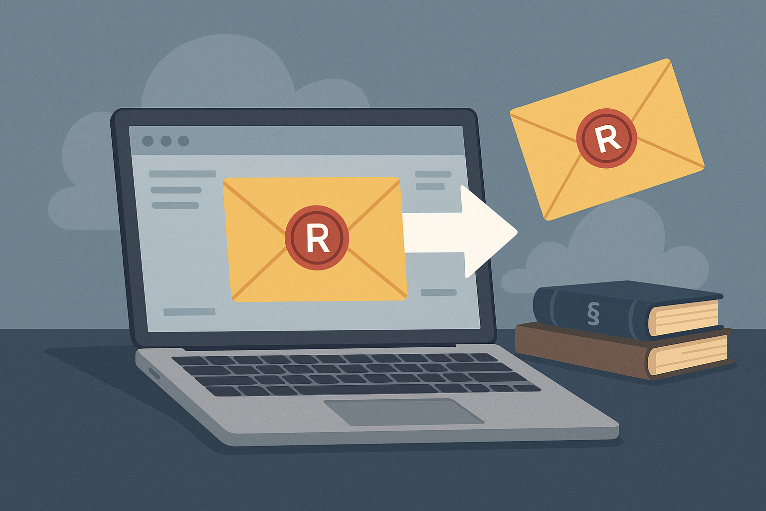 Définition de envoi recommandé par mail