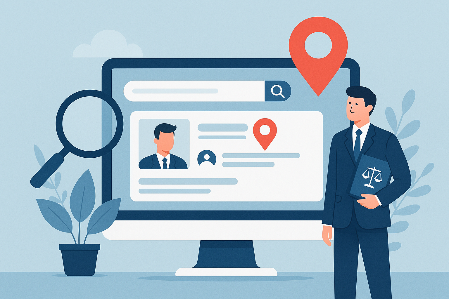 Définition de référencement avocat local