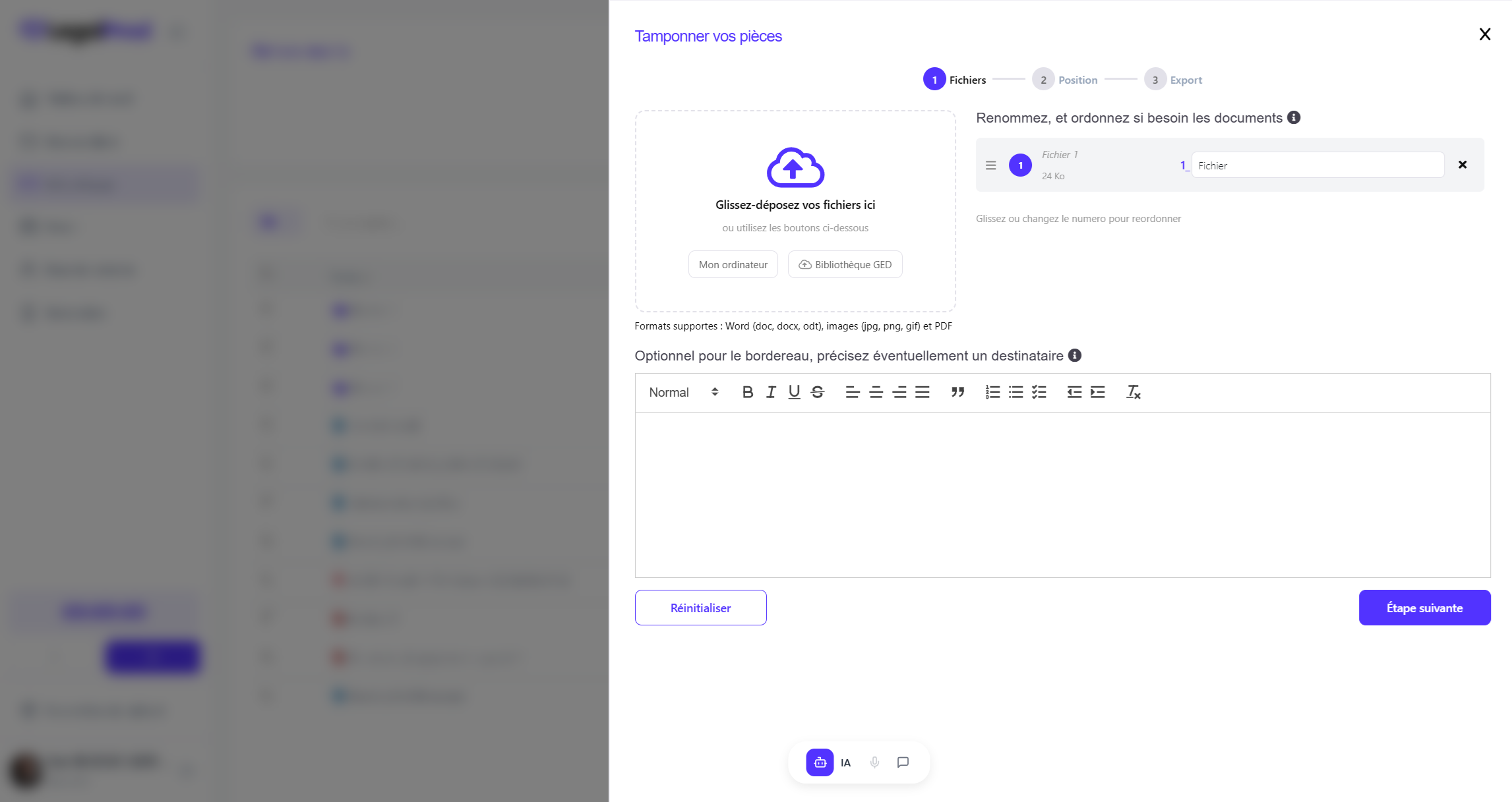 Tampon avocat LegalProd