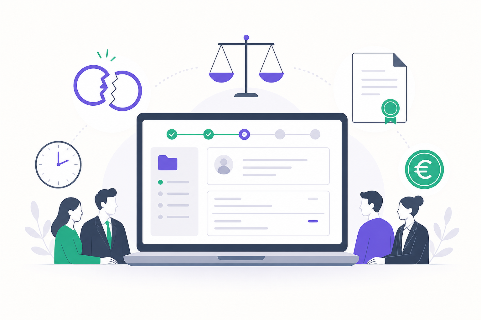 Meilleures plateformes de divorce en ligne : simplicité, rapidité et prix